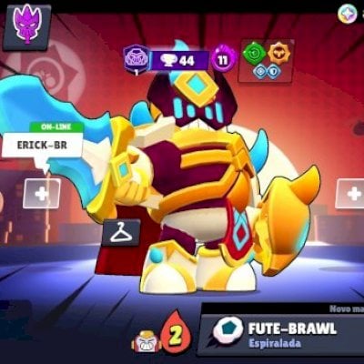 conta brawl com 700 gemas!!