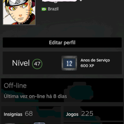 Conta Steam 200+ jogos, 12 anos.