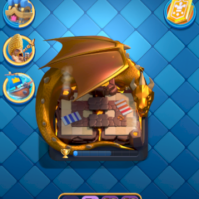 Conta Clash royale level 33 com 7000 Troféus e com 5 campeões