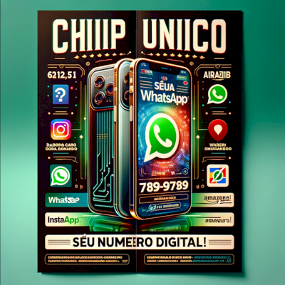 CHIP AQUECIDO / CHIP VIRTUAL: NÚMERO DIGITAL PARA WHATSAPP E MAIS SERVIÇOS