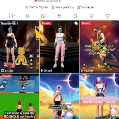CONTA TTK COM 9K ,SEGUIDORES REAIS