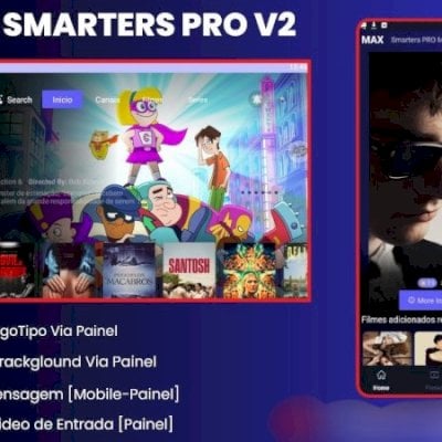 🚀 SCRIPT PAINEL + 2 APKs BASE Smarters Pro 2025 Max v2