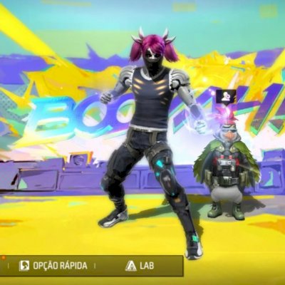 CONTA FREE FIRE, 2 PUNHOS, PASSES++, SAPATO ANGELICAL, BANDEIRAO, BARBINHA