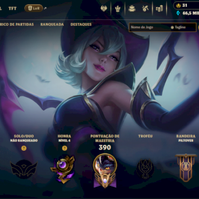 CONTA LEVEL * 174 > 66MIL DE IP * (TROCA DE E-MAIL/SENHA/NOME)