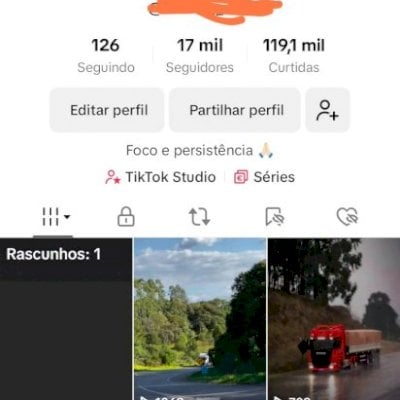 Conta com 17k de seguidores