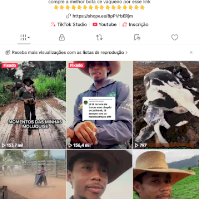 Conta com 35,5k de seguidores.