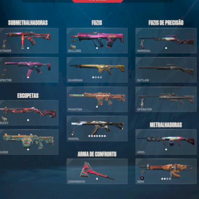 CONTA DE VALORANT COM SKINS!!!