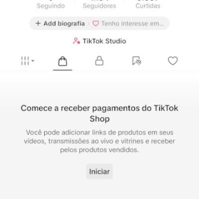 Vendo conta com Tik Tok shop liberado