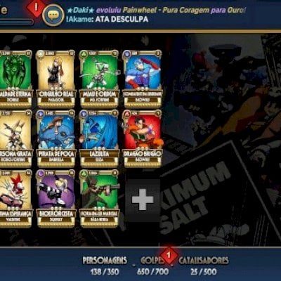 VENDO CONTA DE SKULLGIRLS