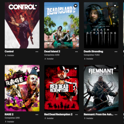 CONTA EPIC GAMES À VENDA - BIBLIOTECA PREMIUM COM 118 JOGOS!