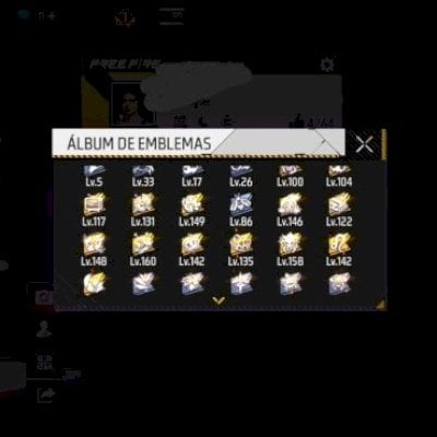 CONTA FEMININA FREE FIRE