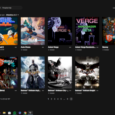Conta com mais 190 jogos!