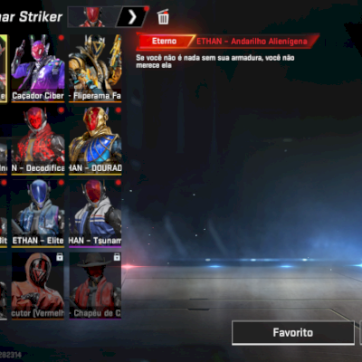 CONTA DE BLOOD STRIKE COM 17 ETERNAS E 3 EVO