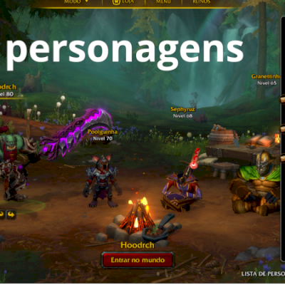 Vendo conta WoW desde 2011 com expansão The War Within