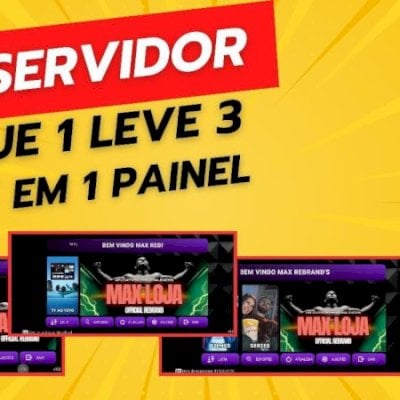 Pague 1 leve 3🚀 Script Completo:  3 apks em só 1 Painel - kit servidor