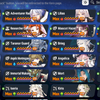 Conta epic seven level 70