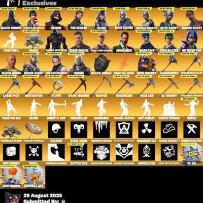 CONTA TOP COM STW OG, TRAVIS E MUITO MAIS 421 SKINS.