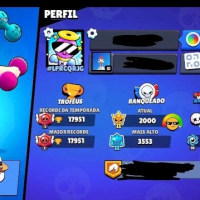 Conta do brawl Stars antiga