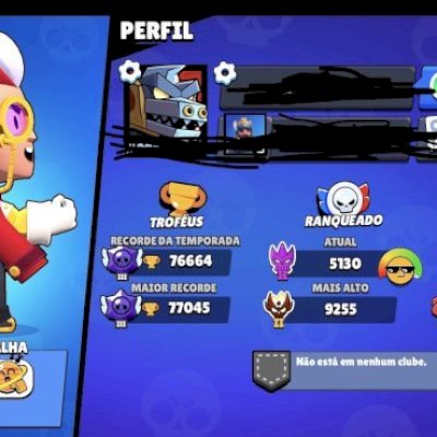 CONTA BRAWLSTARS GEMADA QUASE TODOS BRAWLERS PODER 11 SHELLY PRINCESA E PROPASS