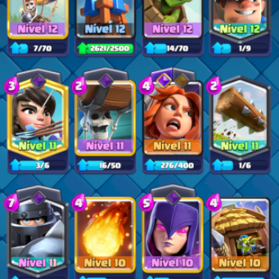 Conta de clash royale! 💎 arena 13, 86 cartas , 5 cartas evolutivas e 1 campeão
