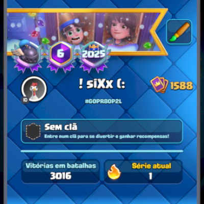Conta Clash Royale *6 anos