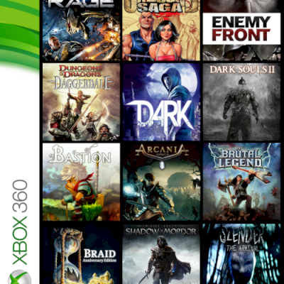 Xbox 360 - Lote +90 Games - Transferência de Licença
