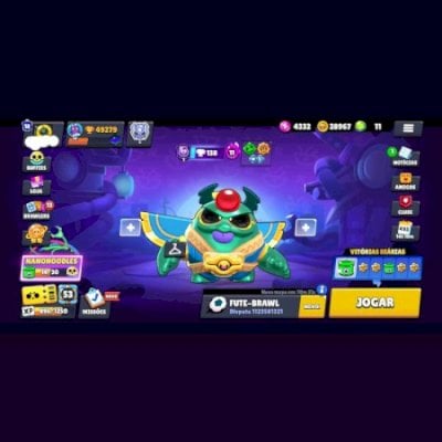 Conta do brawl stars, fama saturno ||, todos os brawlers, 18 prestigios