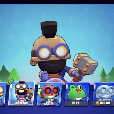 CONTA DE BRAWL STARS, COM SKINS RARAS