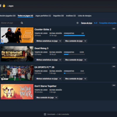 CONTA STEAM BASICA COM ALGUNS JOGOS + CS2 PRIME