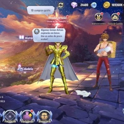 Conta nível 70 - servidor A5 Phoenix + de 900 gemas avançadas