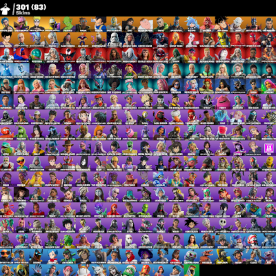 CONTA FORTNITE TRYHARD 300 SKINS