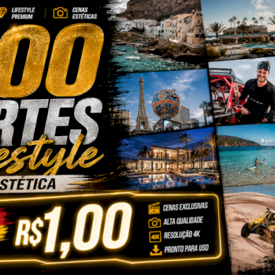 ✨ 200 Cortes Lifestyle e Estética | Conteúdo Viral-ENTREGA AUTOMÁTICA 🎯