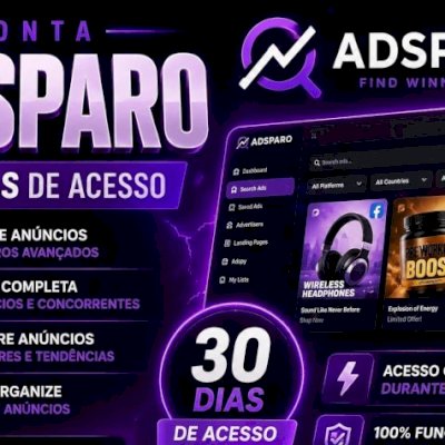 [Promoção] Conta Adsparo 30/Dias