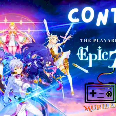 contas EPIC SEVEN com 7000+gemas e 15+ herois 5 estrela