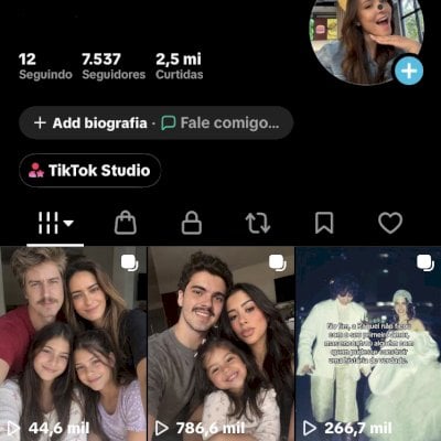 VENDO CONTA DO TIKTOK COM ALTO ENGAJAMENTO — R$ 550,0