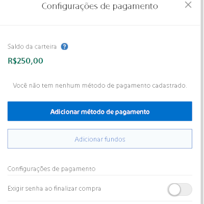Conta playstation com R$ 250,00 de saldo