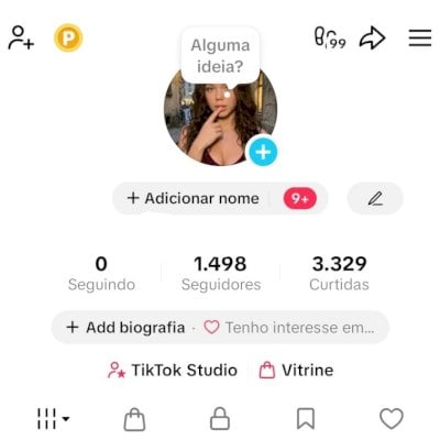 CONTA TIK TOK SHOP 1,5K DE SEG E 3,3K DE CURT (SHOP ATIVO) CONTAS TIK TOK SHOP