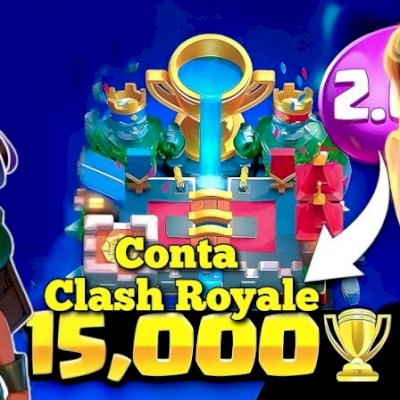 CONTA CLASH ROYALE ANTIGA 6000 TROFÉUS