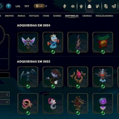 Conta league of legends 674 skins habilitadas, 5 ultimate, 12 miticas.