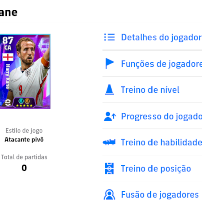 Contas efootball com Kane 108