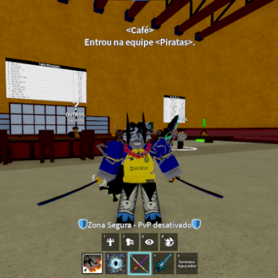 Conta  Blox Fruits com 4 slot de fruta,godhuman,com cdk