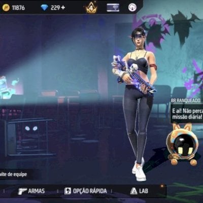 Conta Free Fire várias skin