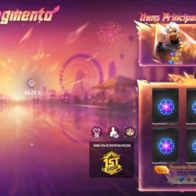 Conta com skin feminina que chegou hoje + skin de awm