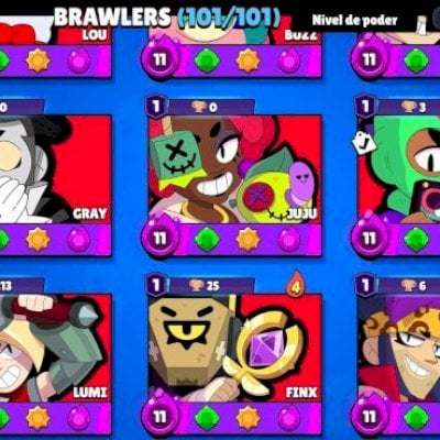 87k trofeus, 2018, shelly estelar, 2 pro pass, +8 skins exclusivas, 76 prestigio