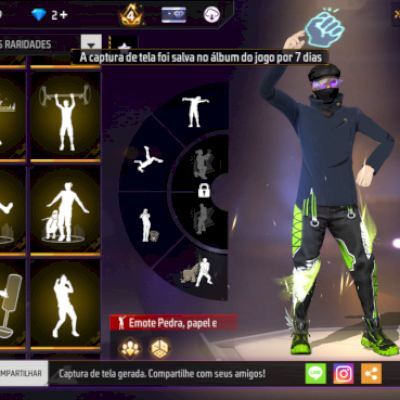 Conta de FF gemada e barata pra sair rápido!