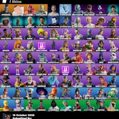 🔥 CONTA FORTNITE TRYHARD – 90 SKINS + 300 V-BUCKS 🔥 PREÇO NEGOCIAVEL PARA SAIR