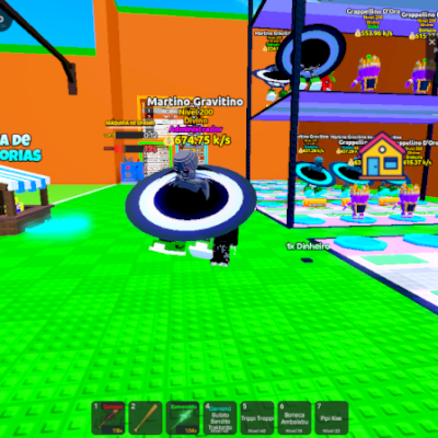 Fuja do Tsunami Para Brainrots: Martino Gravitino LVL MAX