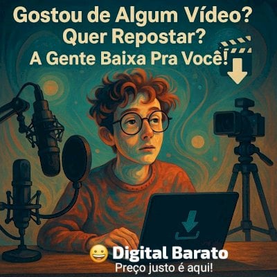 🎯 Viu um vídeo incrível e quer repostar? 🙅‍♂️📽️🚀😀Agente baixa pra você!