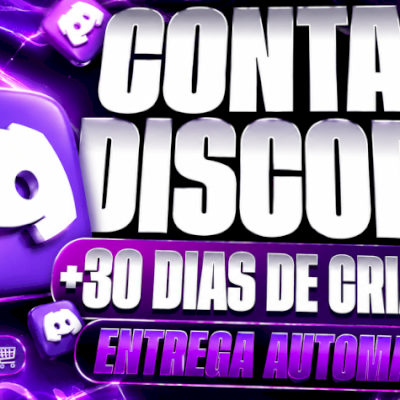 Conta Discord +30 Dias Para Resgatar Nitro