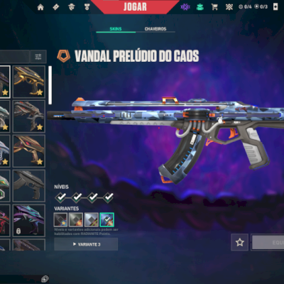 CONTA VALORANT TOP: 7 Vandais do meta + Faca Xenohunter | Único Dono | FA